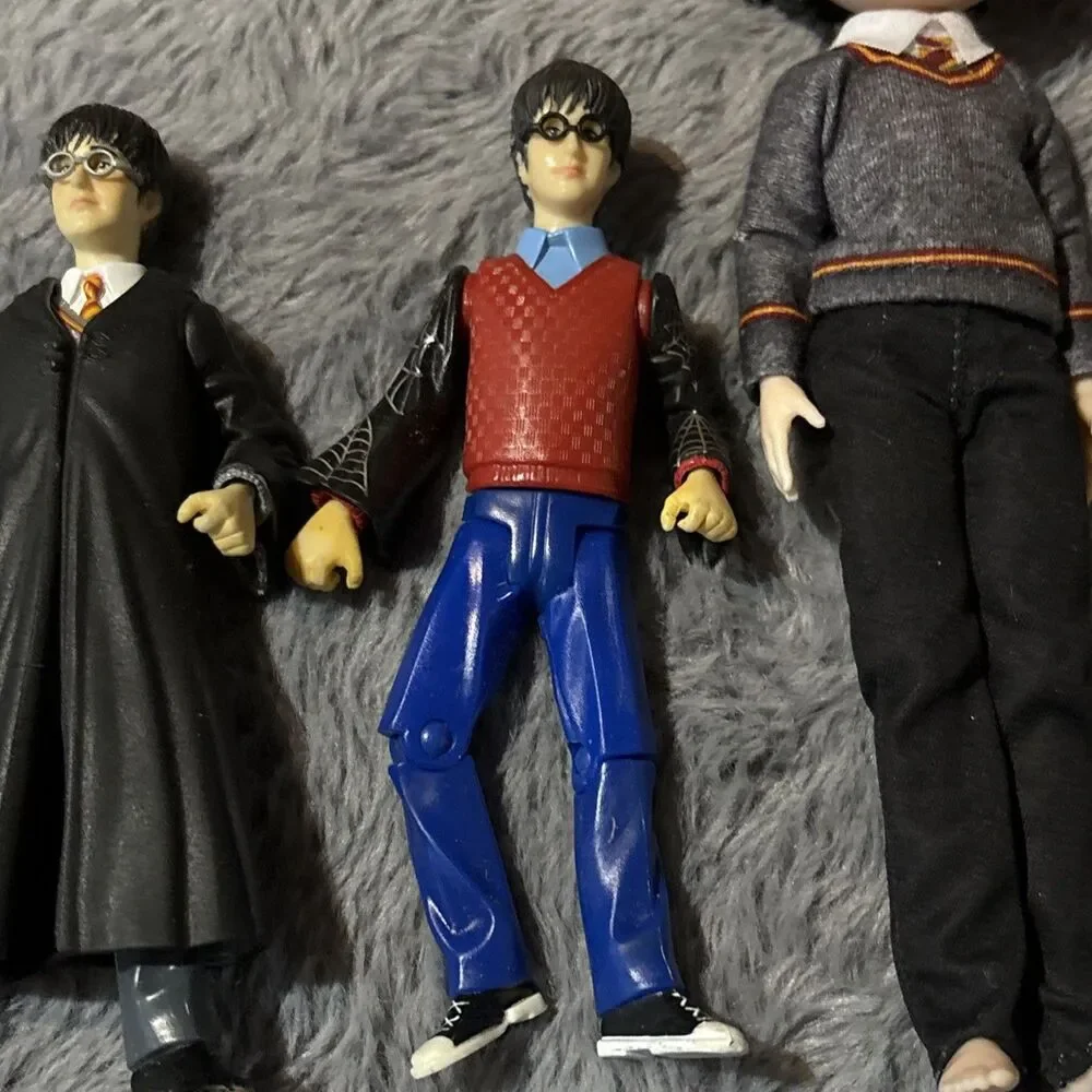 Harry Potter Doll Figures Lot Of 4 - 5” Figures And 8.25 Inch Doll
